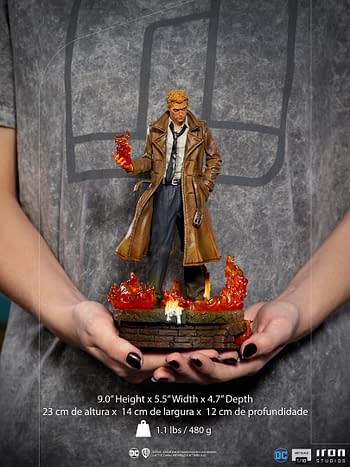 Constantine Raises a Little Hell with Iron Studios DC Comics Statue