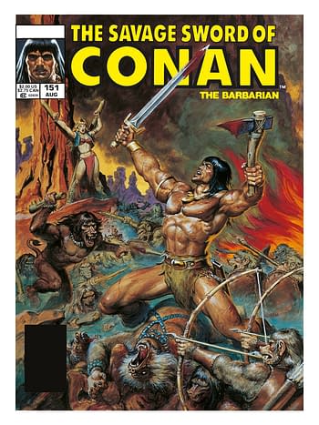 Cover image for SAVAGE SWORD OF CONAN ORIG OMNIBUS REG GN VOL 11 (MR)