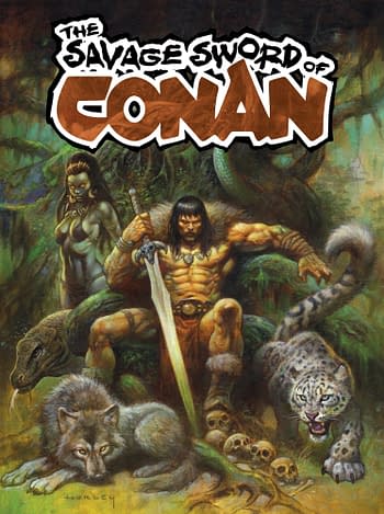 Cover image for SAVAGE SWORD OF CONAN #7 CVR A HORLEY (MR)