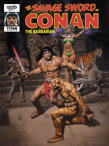 Cover image for SAVAGE SWORD OF CONAN #7 CVR B JOYCE (MR)