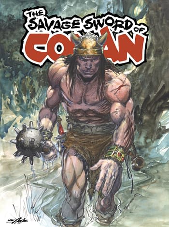 Cover image for SAVAGE SWORD OF CONAN #9 CVR A ADAMS (MR)