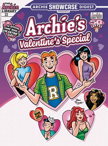 Cover image for ARCHIE SHOWCASE JUMBO DIGEST #22 VALENTINES SPECIAL