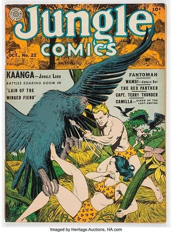 Jungle Comics #22 (Fiction House, 1941) Condition: GD/VG