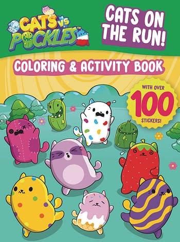 Cover image for CATS ON RUN COLORING & ACTIVITY BOOK SC