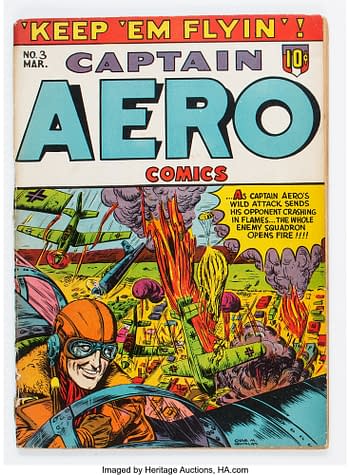 Captain Aero Comics #3 (Holyoke Publications, 1942)