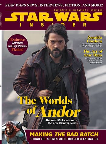 Cover image for STAR WARS INSIDER #219 NEWSSTAND ED