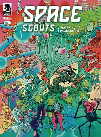 Cover image for SPACE SCOUTS #1 CVR B ARAGONES