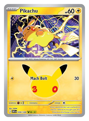 Pokémon TCG Launches The 30th Celebration Set