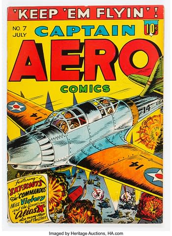 Captain Aero Comics #7 (Holyoke Publications, 1942)