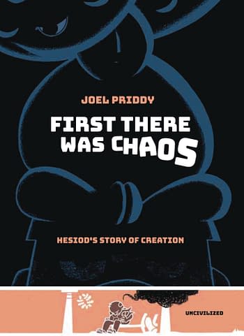 Cover image for FIRST THERE WAS CHAOS HESIODS STORY OF CREATION HC (RES)