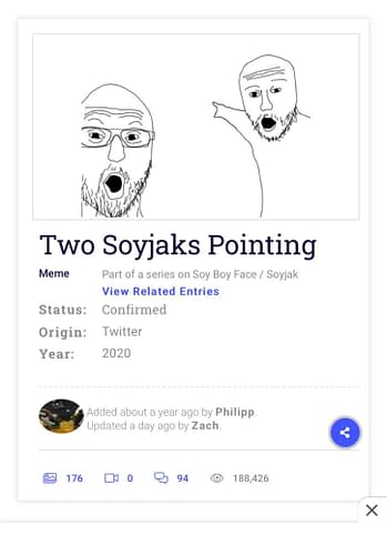 Soyjak Pointing Meme Template