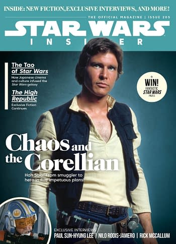 Cover image for STAR WARS INSIDER #205 NEWSSTAND ED