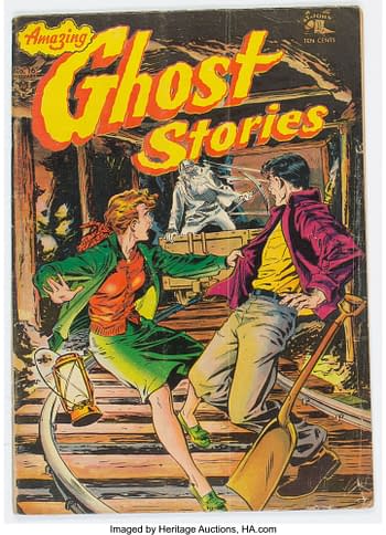 Amazing Ghost Stories #16 (St. John, 1955)