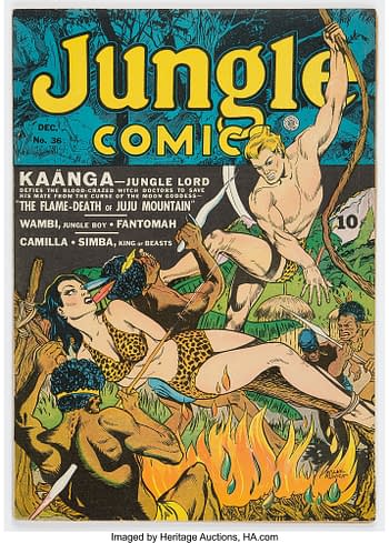 Jungle Comics #36 (Fiction House, 1942)