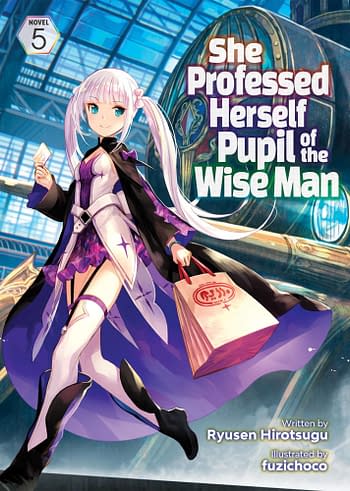 Cover image for SHE PROFESSED HERSELF PUPIL OF WISE MAN LIGHT NOVEL VOL 05 (