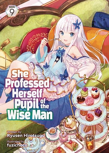 Cover image for SHE PROFESSED HERSELF PUPIL OF WISE MAN LIGHT NOVEL VOL 09 (