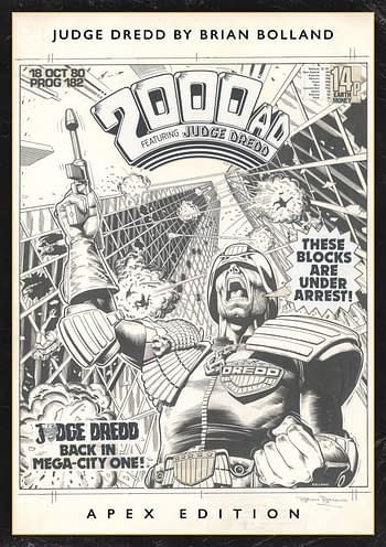 Cover image for JUDGE DREDD BY BRIAN BOLLAND APEX ED HC