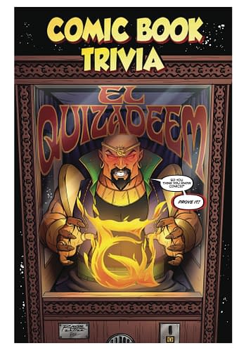 Cover image for COMIC BOOK TRIVIA #1