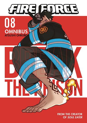 Cover image for FIRE FORCE OMNIBUS GN VOL 08 VOL 22-24