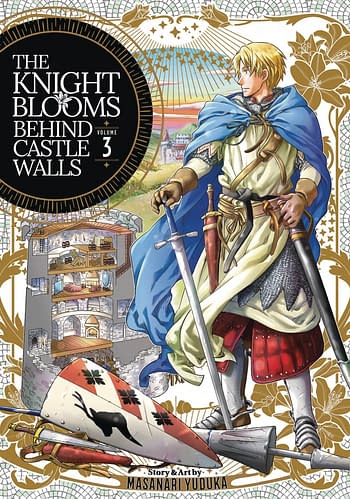 Cover image for KNIGHT BLOOMS BEHIND CASTLE WALLS GN VOL 03
