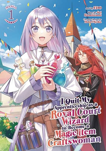 Cover image for I QUIT MY APPRENTICESHIP AS A ROYAL COURT WIZARD GN VOL 01 (