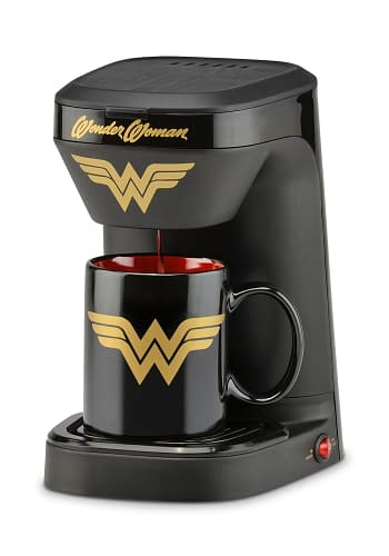 The Single Brew Wonder Woman Coffee Maker from Fun.com for your nerdy office.