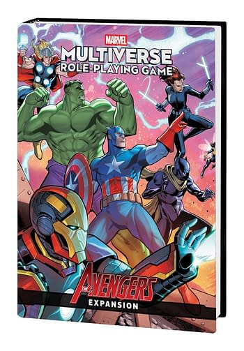 Cover image for MARVEL MULTIVERSE ROLE-PLAYING GAME AVENGERS EXPANSION HC