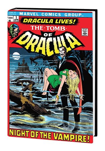 Cover image for TOMB OF DRACULA OMNIBUS HC VOL 01 NEAL ADAMS CVR