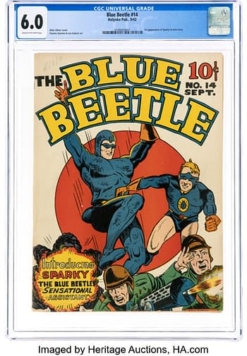 The Holyoke Era of Blue Beetle Begins with Blue Beetle #12, at Auction