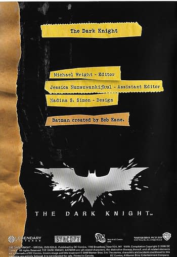 The Dark Knight Special #1 Credits