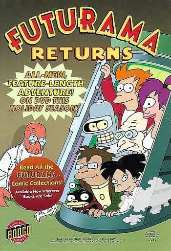 Futurama Returns Front Cover