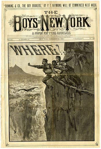 Boys of New York #749, December 21, 1889, published by Frank Tousey.