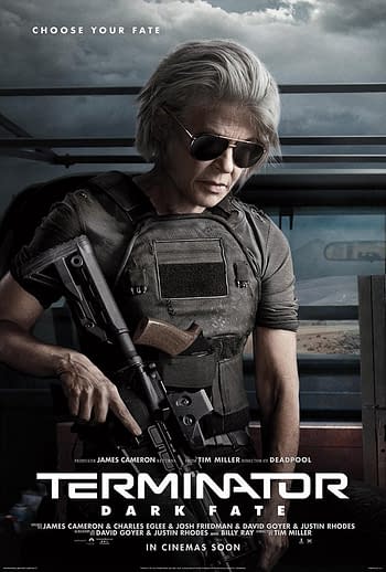 4 New Character Posters for "Terminator: Dark Fate"