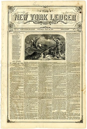 New York Ledger Vol. XXV No. 13, May 22, 1869, published by Robert Bonner.
