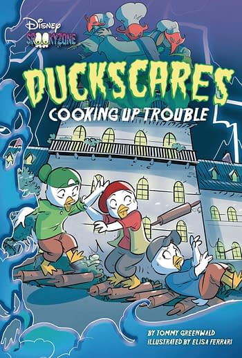 Cover image for DUCKSCARES HC NOVEL COOKING UP TROUBLES (RES)