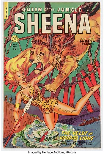 Sheena, Queen of the Jungle #13 (Fiction House, 1951)