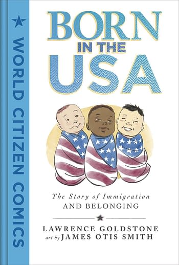 Cover image for BORN IN THE USA STORY OF IMMIGRATION & BELONGING GN