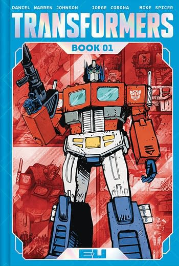 Cover image for TRANSFORMERS DLX HC BOOK 01 CVR A JOHNSON & SPICER