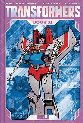 Cover image for TRANSFORMERS DLX HC BOOK 01 CVR B JOHNSON & SPICER