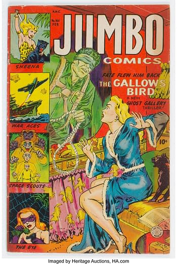 Jumbo Comics #166 (Fiction House, 1953) Condition: VG