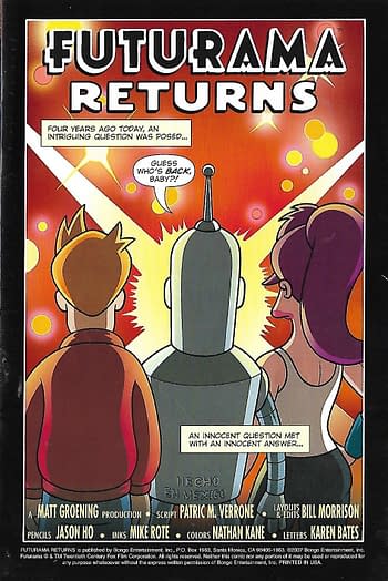 Futurama Returns Page 1
