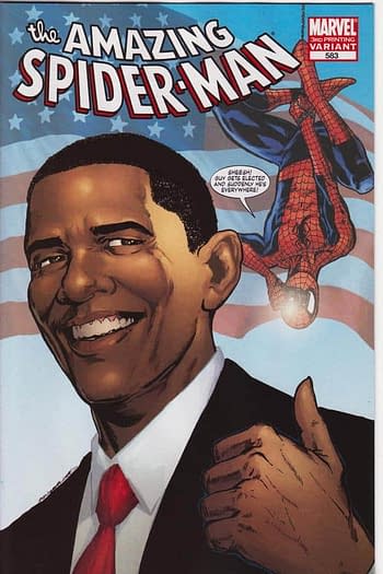 Ten Years Ago Today &#8211; Marvel Put President Obama in a Spider-Man Comic