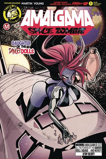 What Do You Get When You Cross Zombie Tramp,Vampblade and DollFace? Action Lab Launches Amalgama Space Zombie alongside Princeless Season 9 in August 2019 Solicits