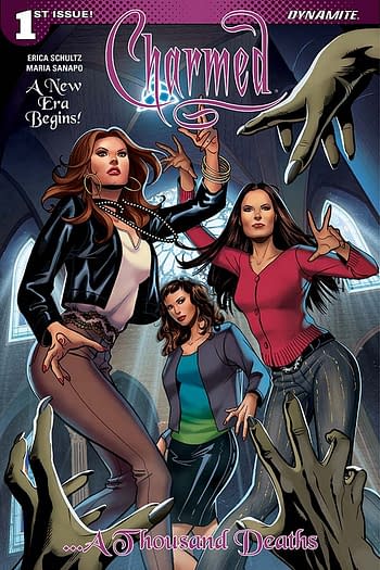 The Charmed #1 cover from Dynamite Entertainment.
