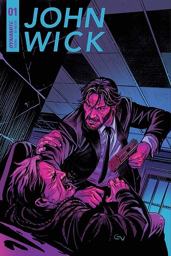 Dynamite Entertainment's cover to John Wick #1.