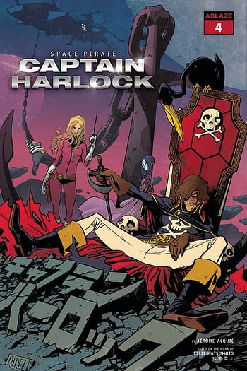 Cover image for SPACE PIRATE CAPT HARLOCK #4 CVR A PEREZ