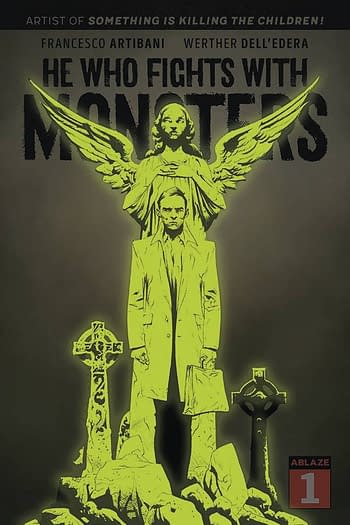 Cover image for HE WHO FIGHTS WITH MONSTERS #1 CVR I 40 COPY LEE GLOW DARK (