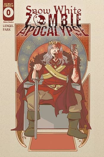Cover image for SNOW WHITE ZOMBIE APOCALYPSE REIGN OF BLOOD COVERED KING #0