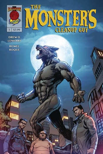 Cover image for MONSTERS CLEAN UP GUY #1 (OF 2) CVR B ROQUE