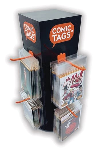 Cover image for COMIC TAGS COUNTERTOP DISPLAY SPINNER RACK